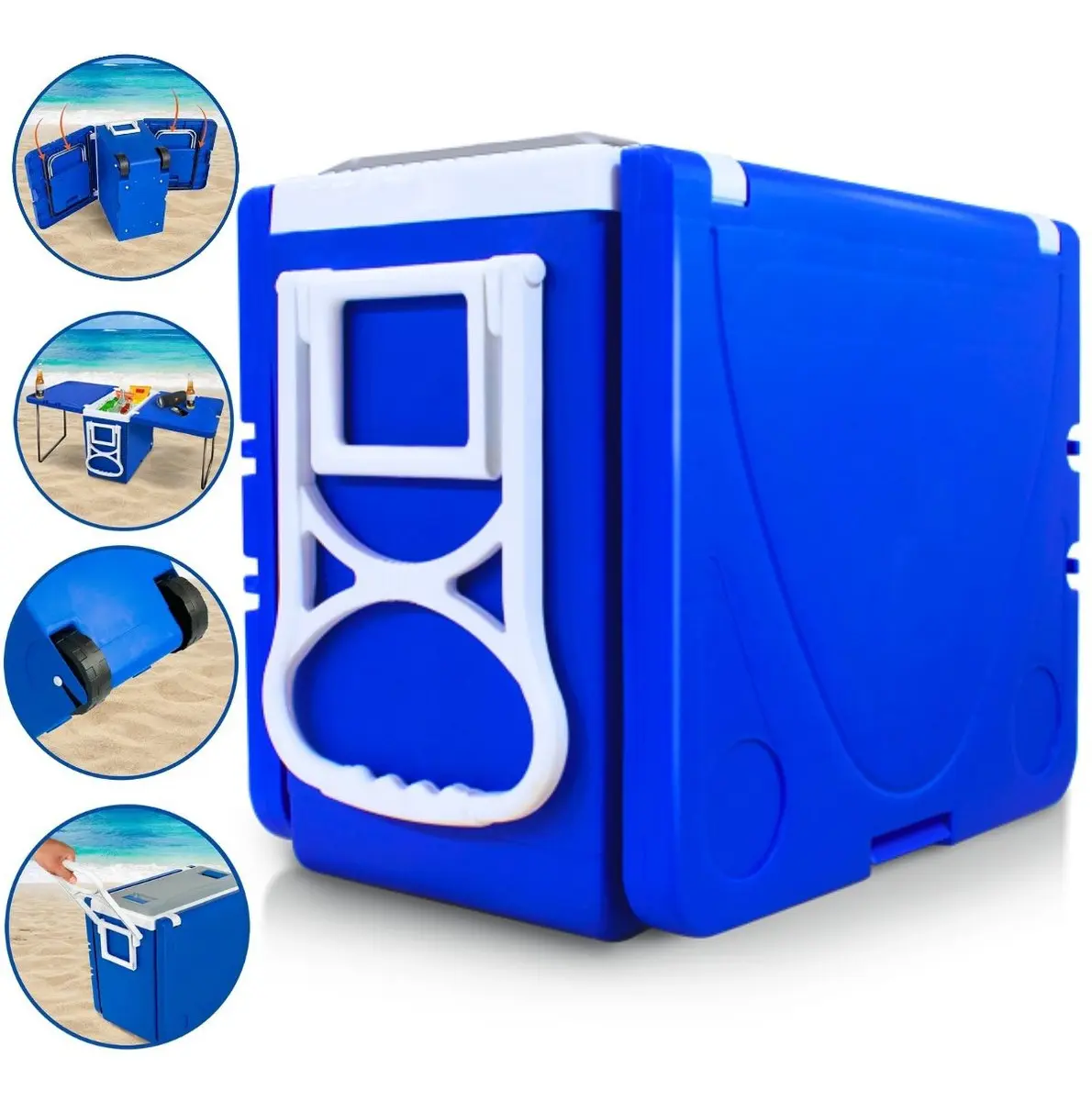 Nevera 5 en 1 con Mesa y Sillas · 28 L